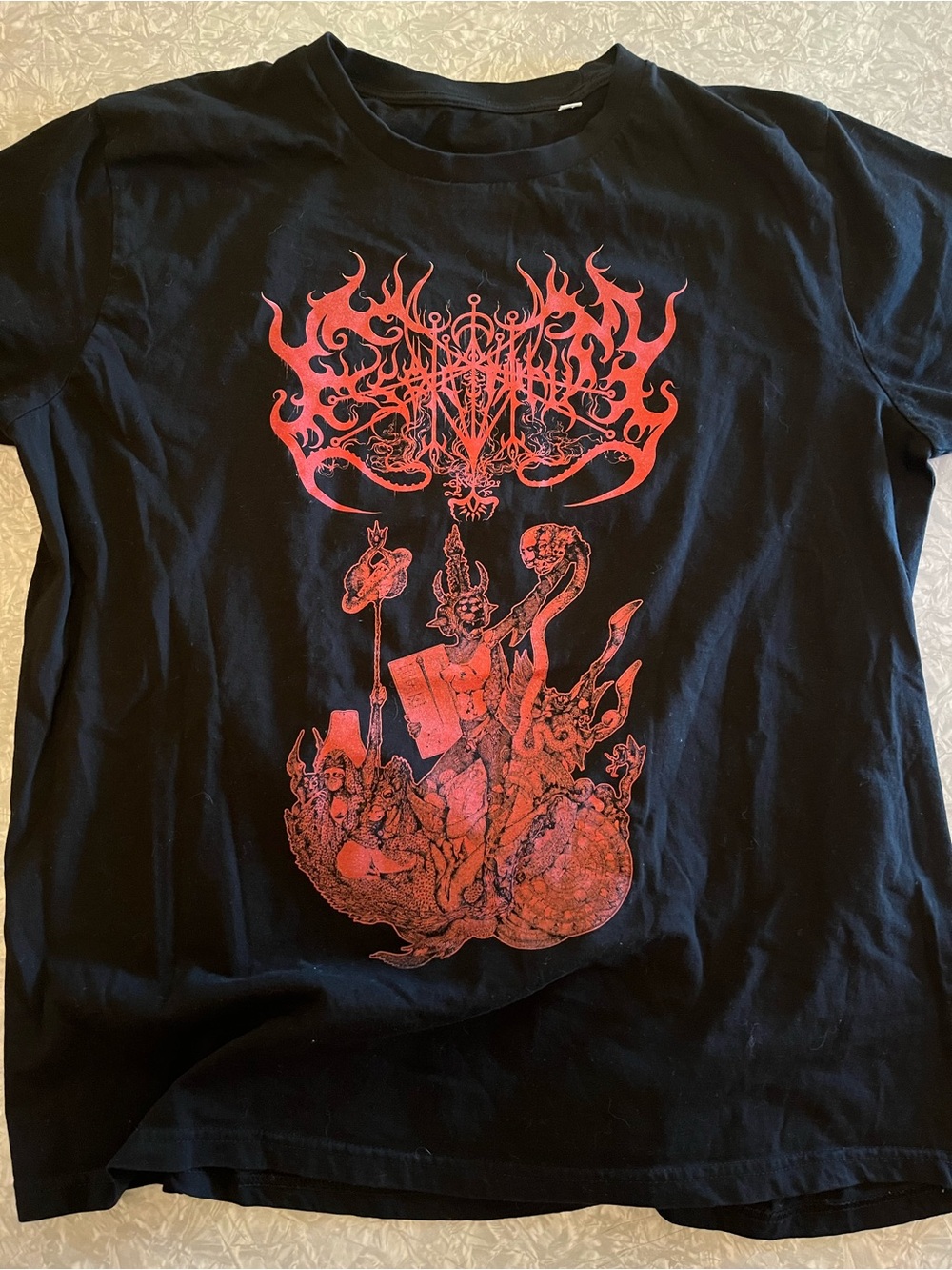 Esoctrilihum (French Avante Black Metal) band shirt XL-L